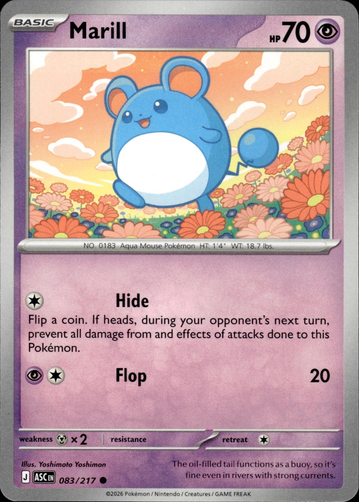 Marill ME: Ascended Heroes #083/217 Common