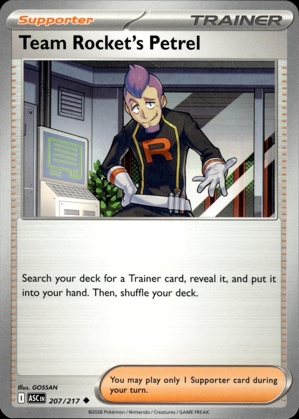Team Rocket's Petrel ME: Ascended Heroes #207/217 Uncommon