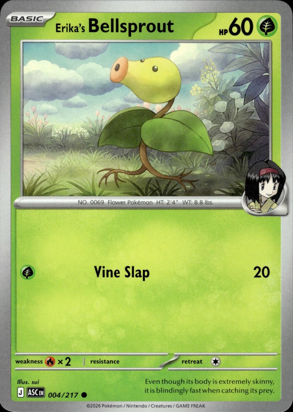 Erika's Bellsprout ME: Ascended Heroes #004/217 Common