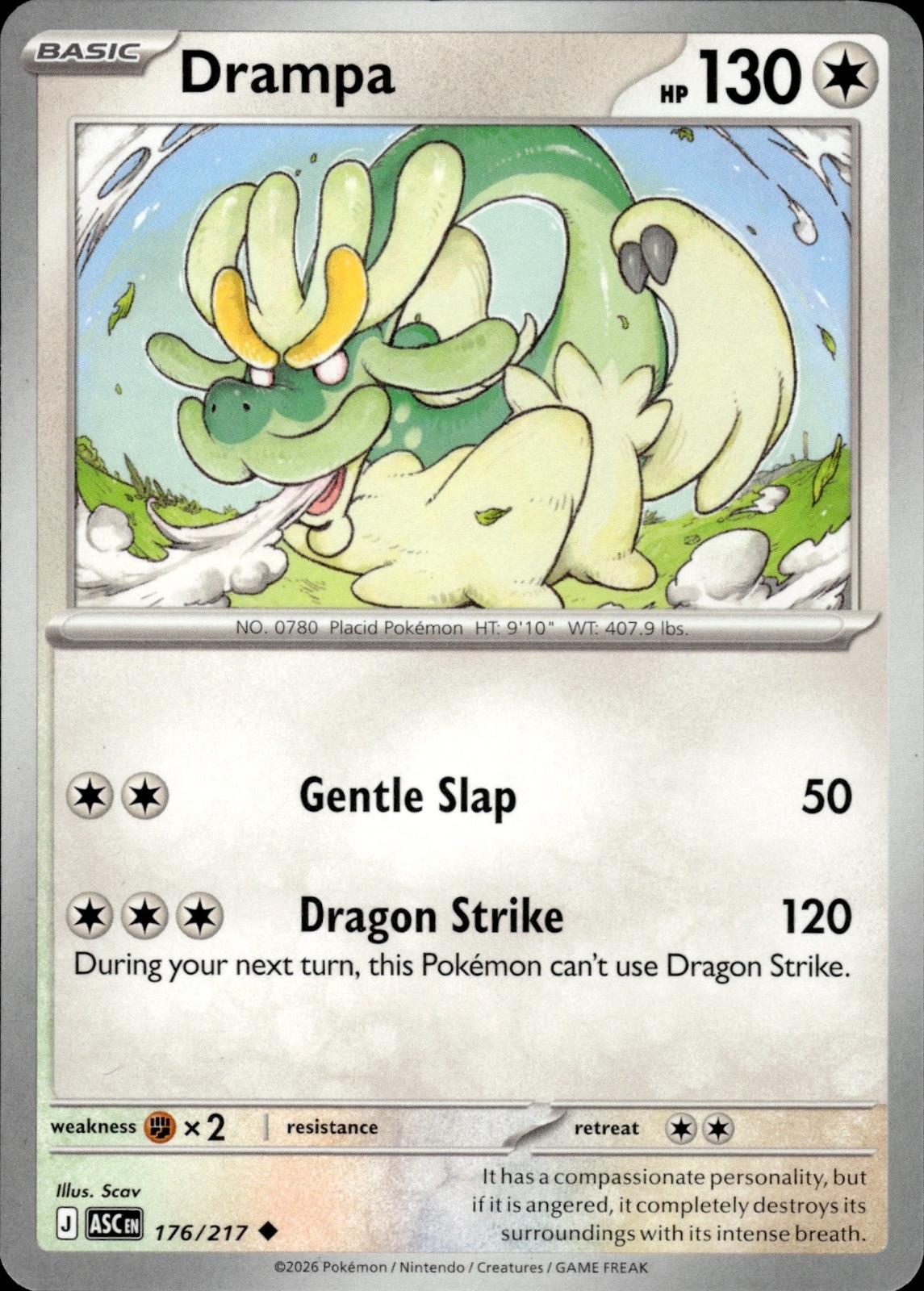 Drampa ME: Ascended Heroes #176/217 Uncommon