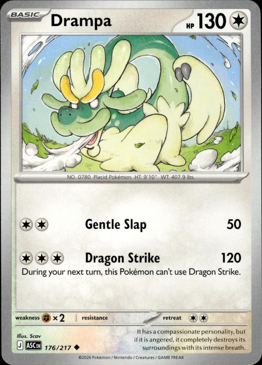 Drampa ME: Ascended Heroes #176/217 Uncommon