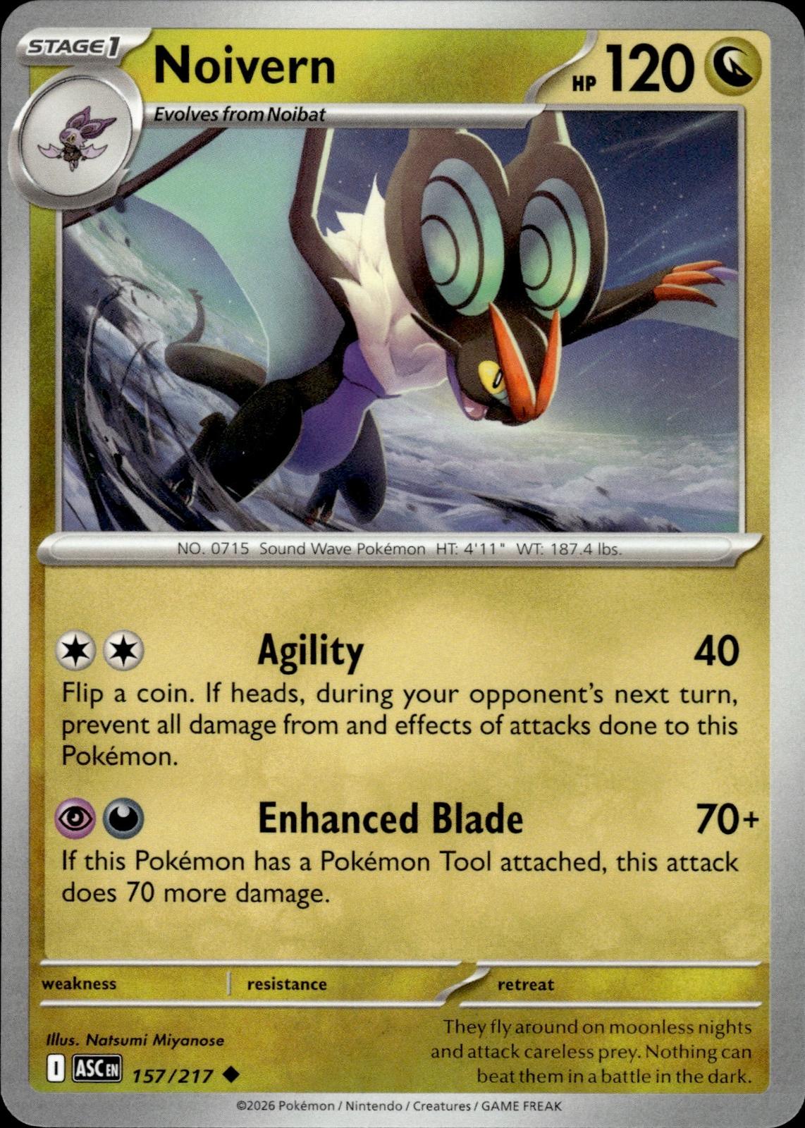 Noivern ME: Ascended Heroes #157/217 Uncommon