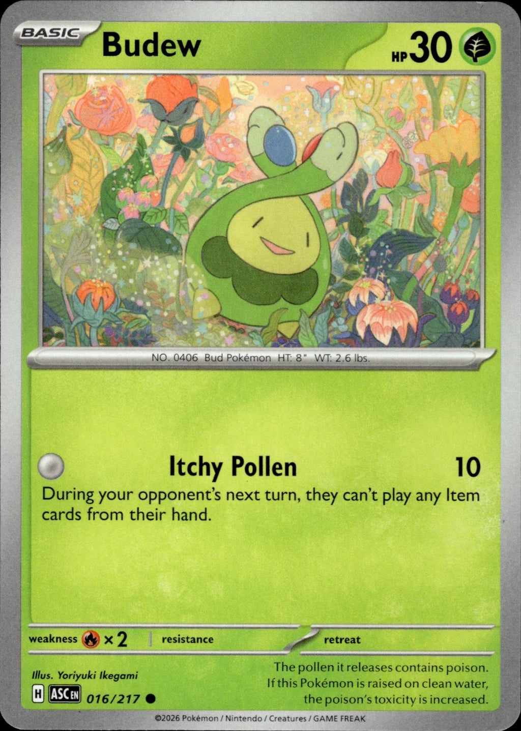 Budew ME: Ascended Heroes #016/217 Common