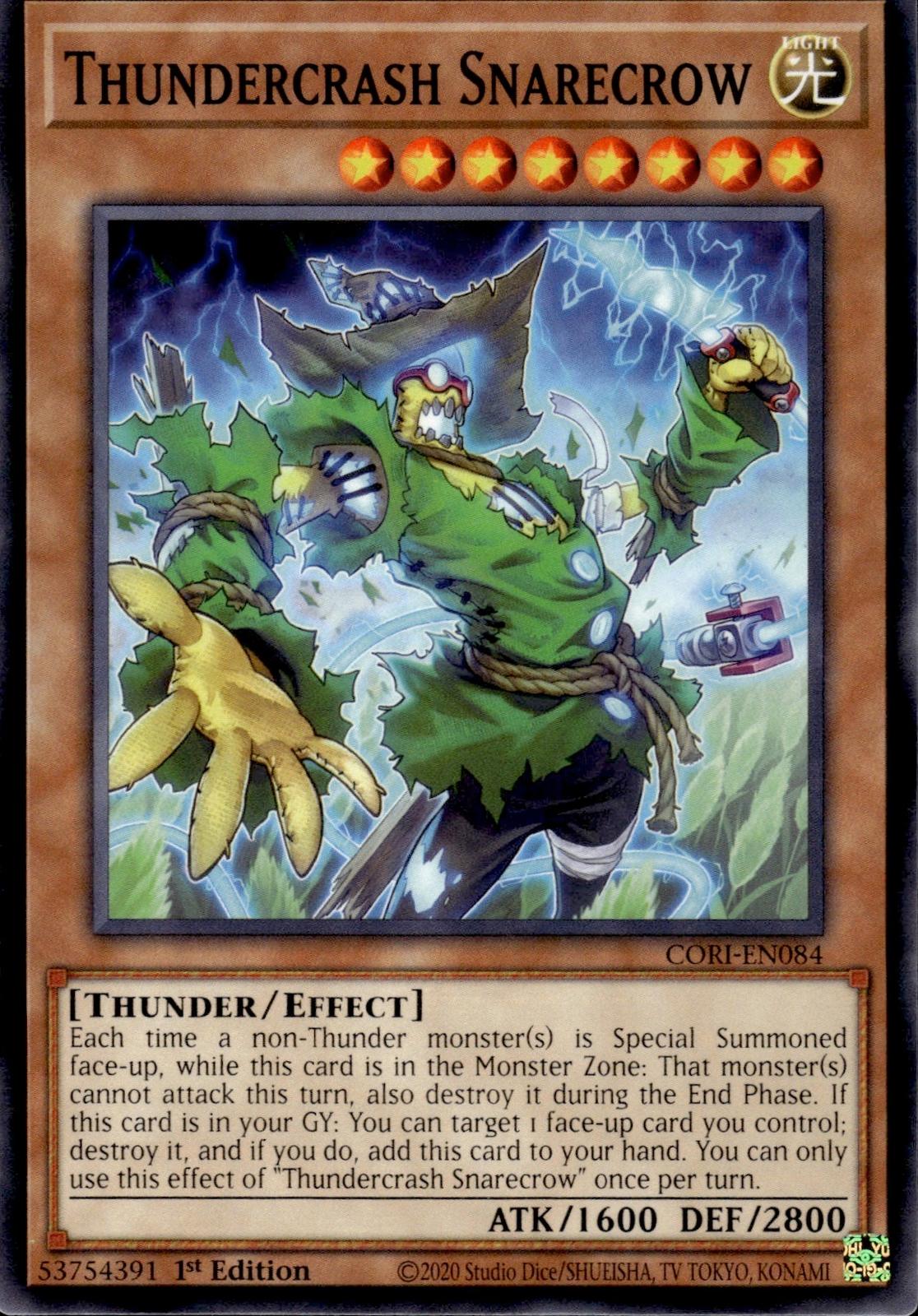 Thundercrash Snarecrow Chaos Origins #CORI-EN084