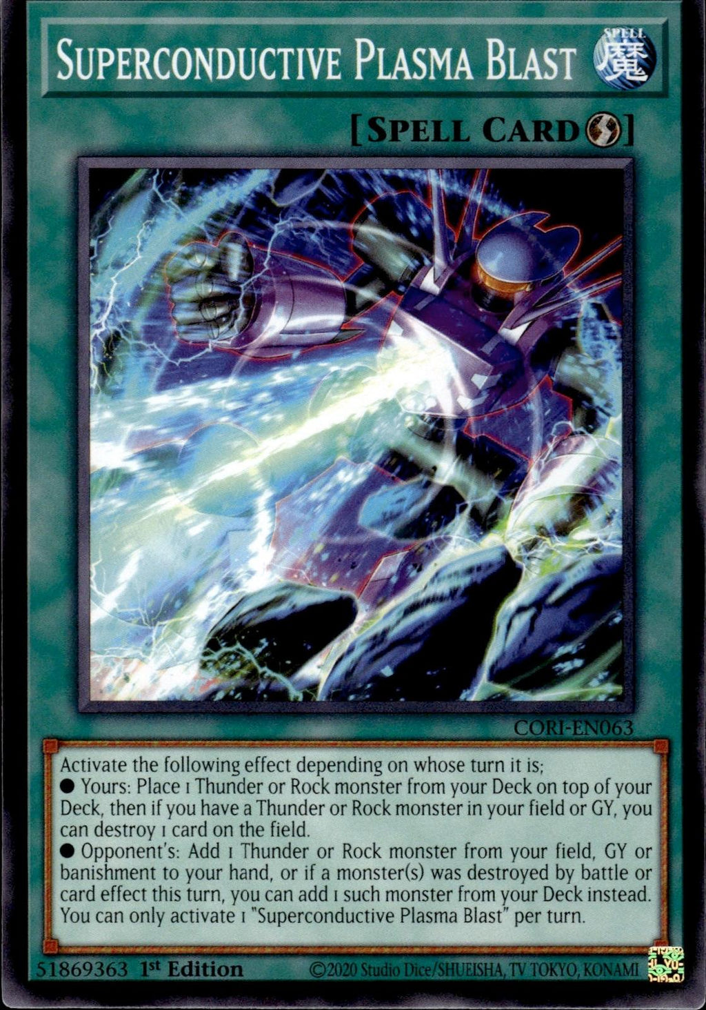 Superconductive Plasma Blast Chaos Origins #CORI-EN063