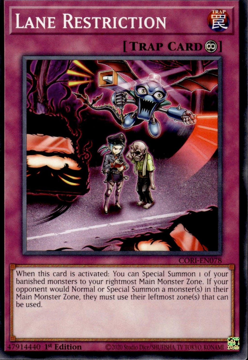 Lane Restriction Chaos Origins #CORI-EN078