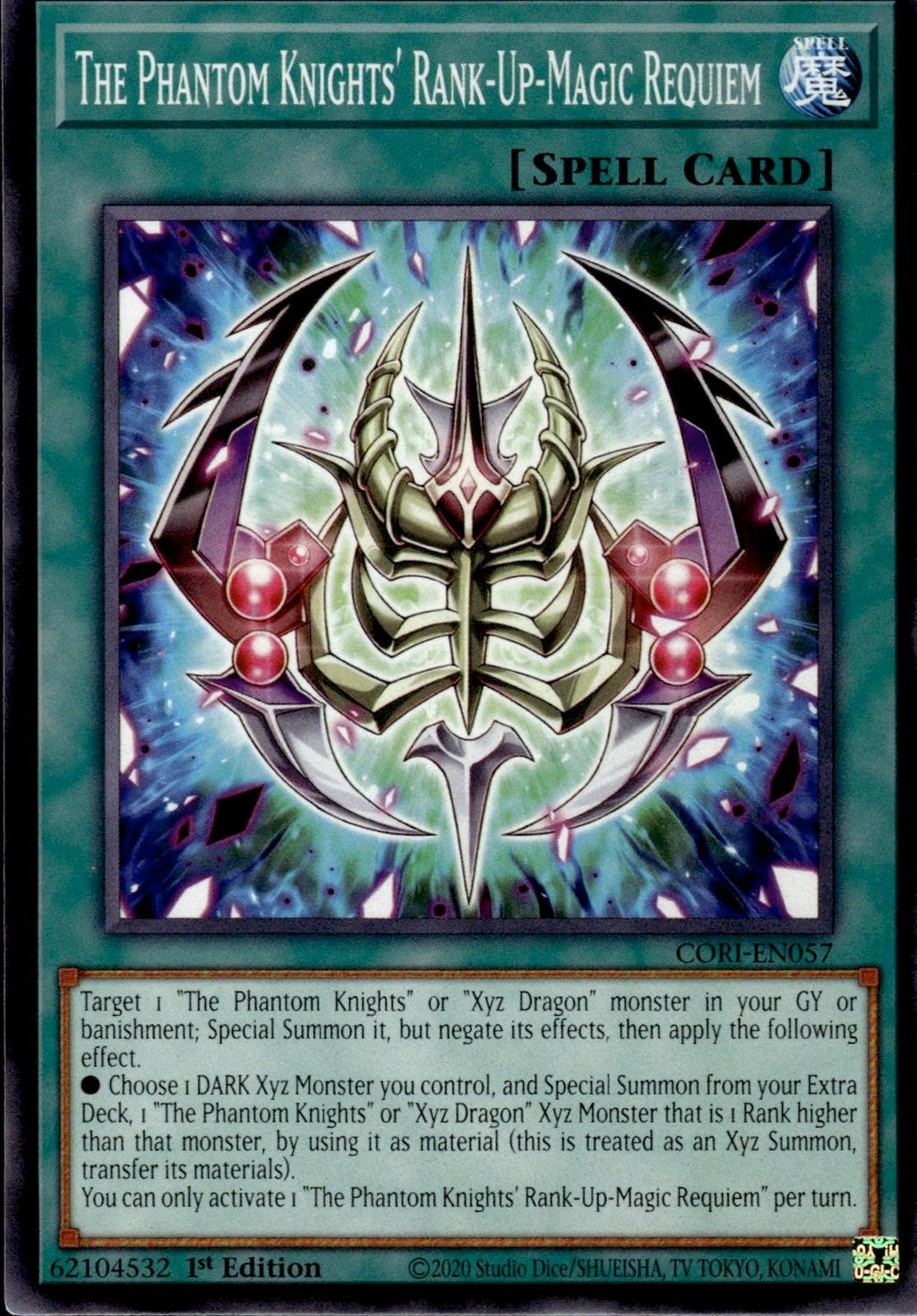 The Phantom Knights' Rank-Up-Magic Requiem Chaos Origins #CORI-EN057