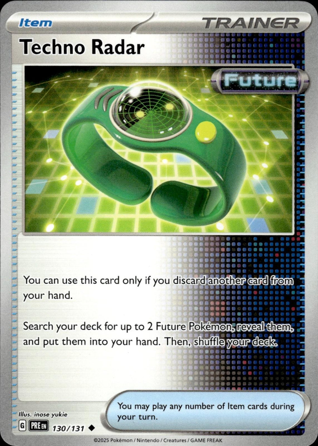 Techno Radar SV: Prismatic Evolutions #130/131 Uncommon