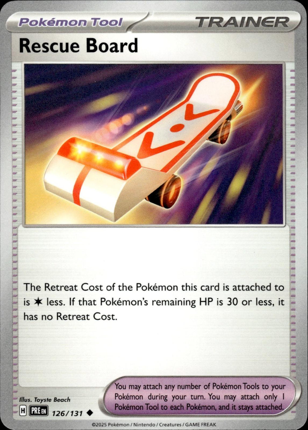 Rescue Board SV: Prismatic Evolutions #126/131 Uncommon