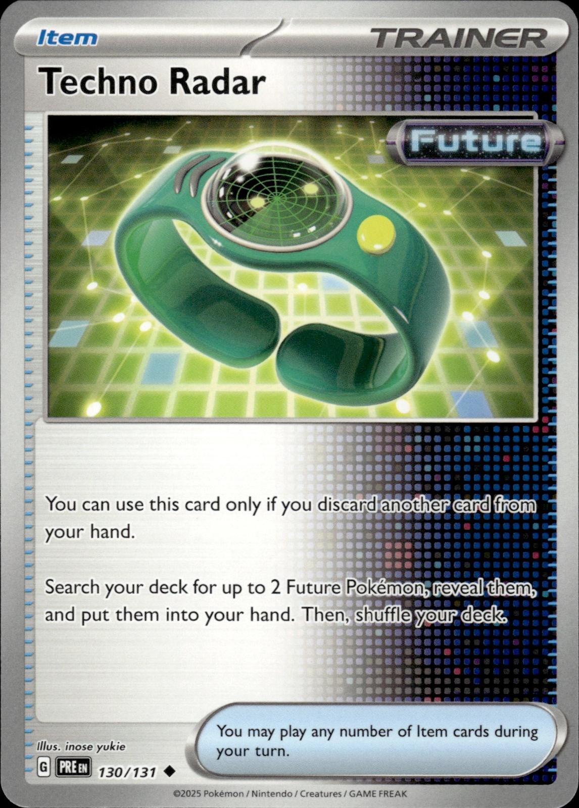 Techno Radar SV: Prismatic Evolutions #130/131 Uncommon