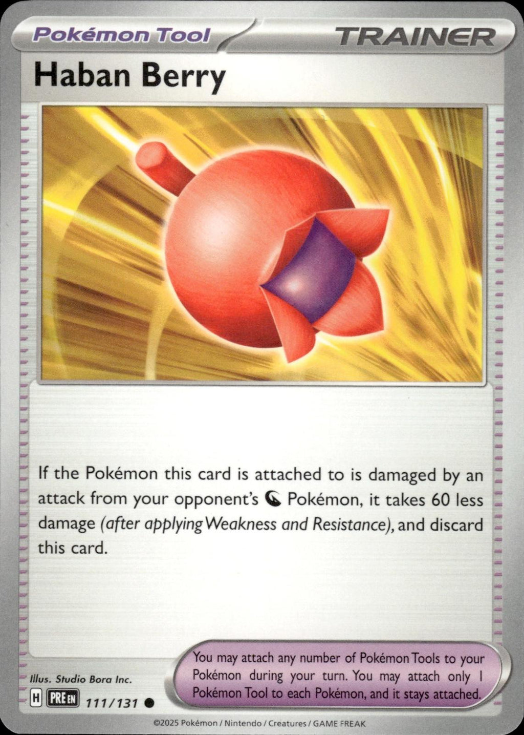 Haban Berry SV: Prismatic Evolutions #111/131 Common