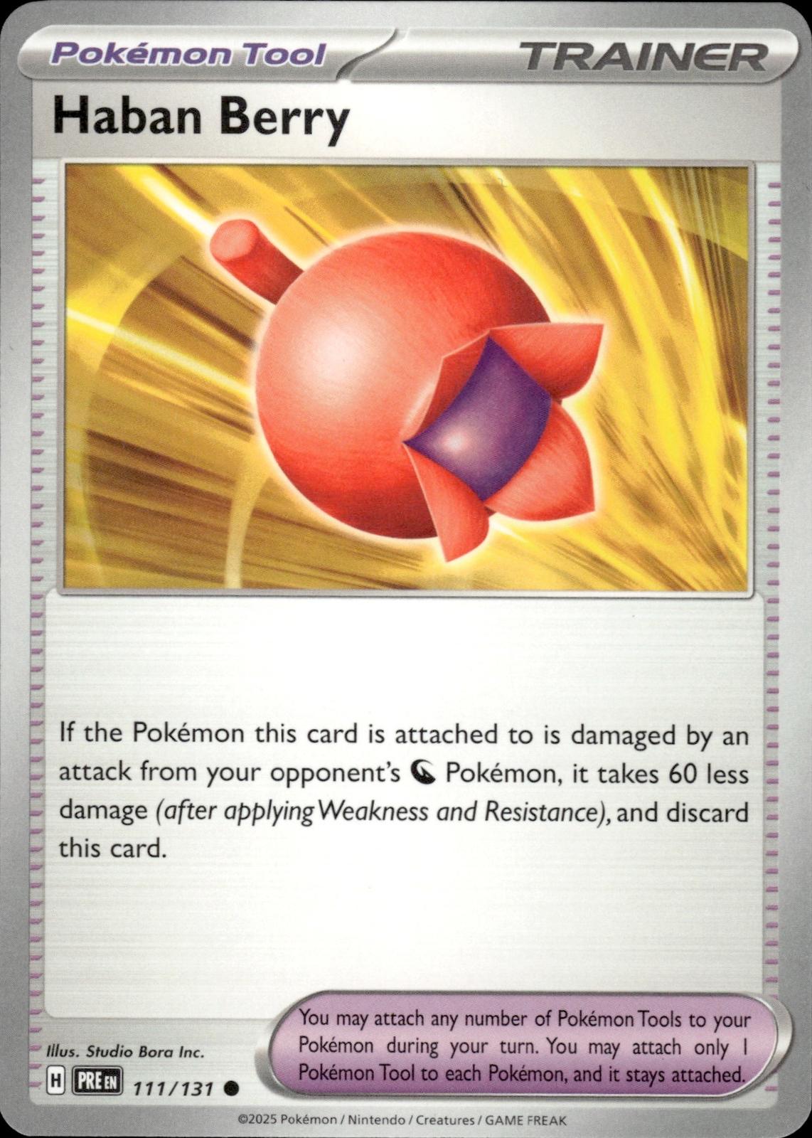 Haban Berry SV: Prismatic Evolutions #111/131 Common