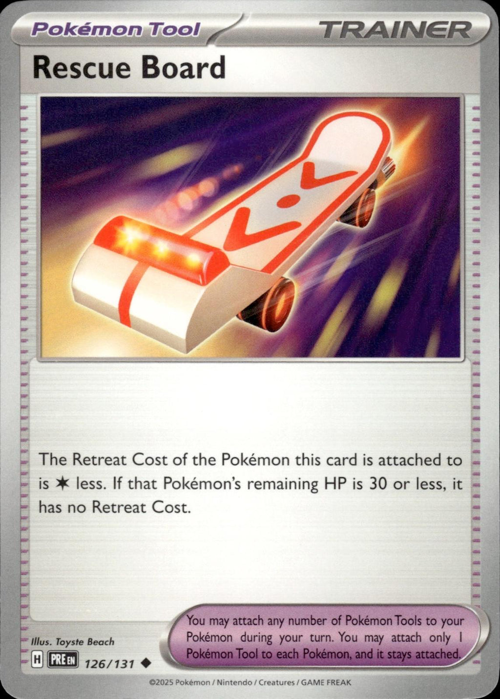 Rescue Board SV: Prismatic Evolutions #126/131 Uncommon
