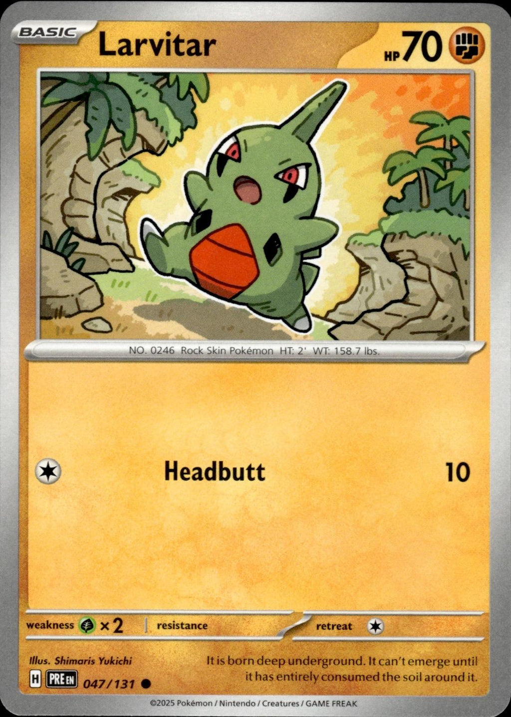 Larvitar SV: Prismatic Evolutions #047/131 Common