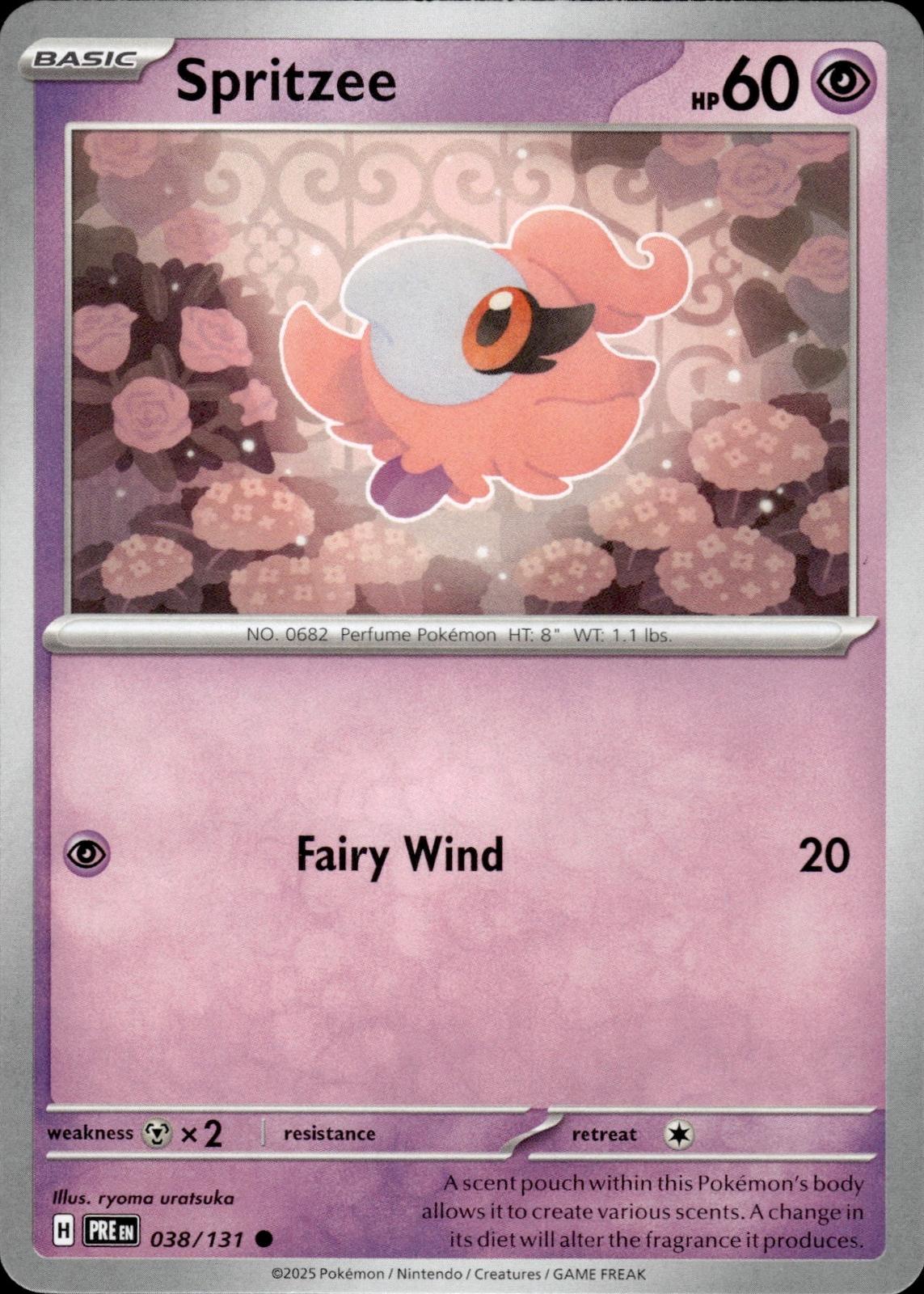 Spritzee SV: Prismatic Evolutions #038/131 Common
