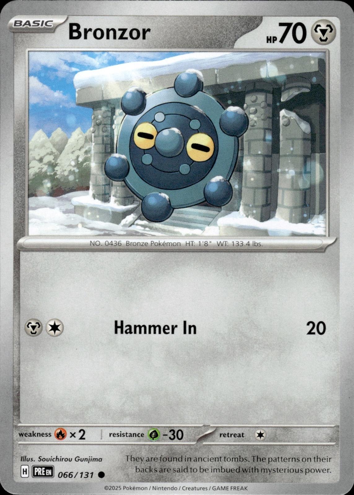 Bronzor SV: Prismatic Evolutions #066/131 Common
