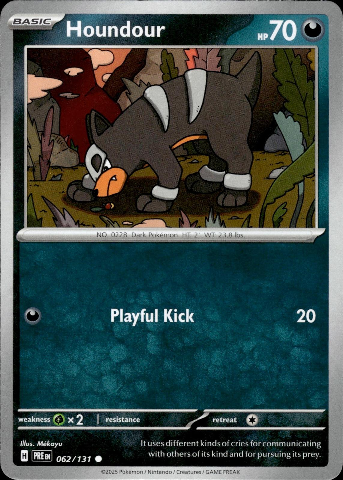 Houndour SV: Prismatic Evolutions #062/131 Common