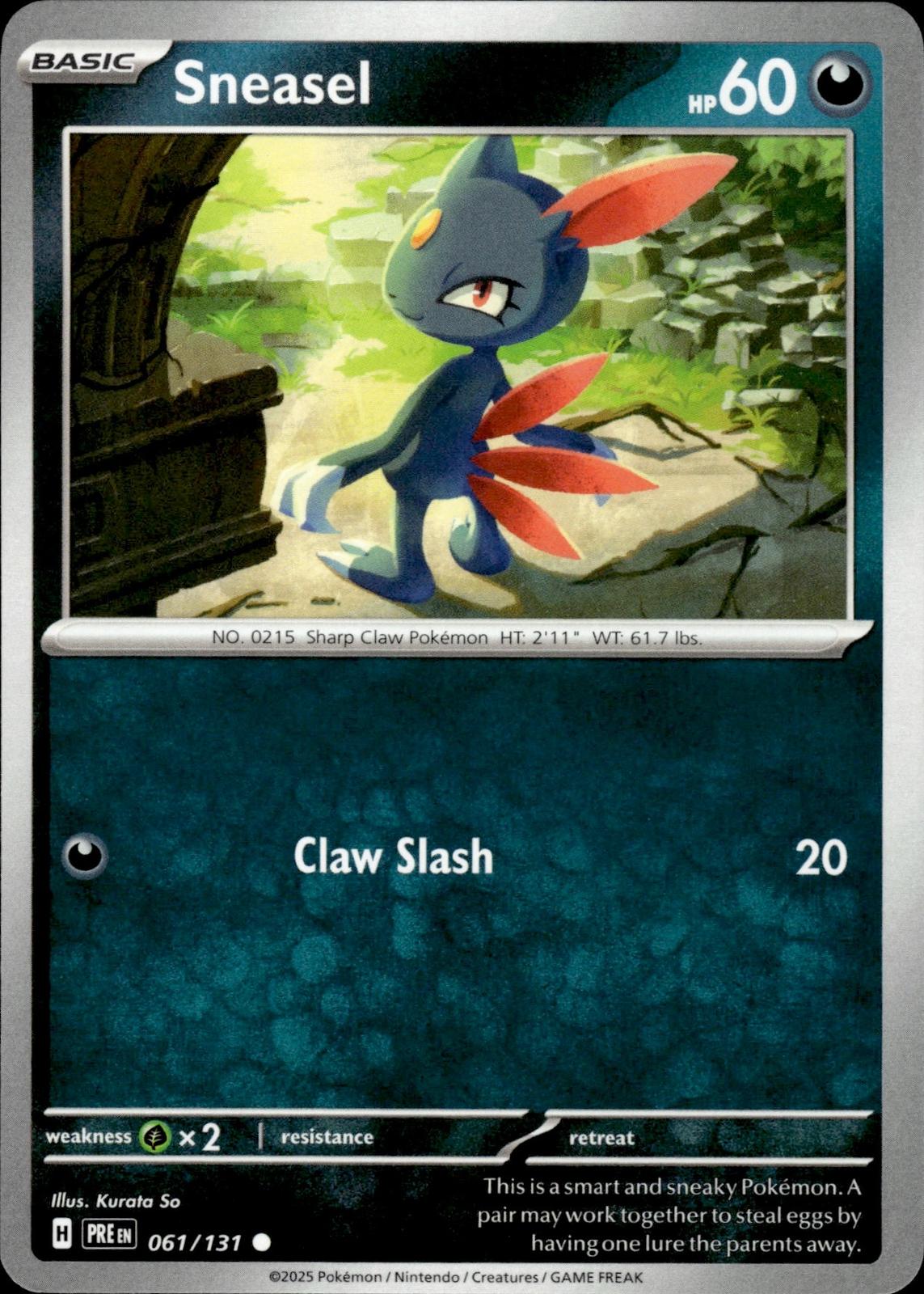 Sneasel SV: Prismatic Evolutions #061/131 Common