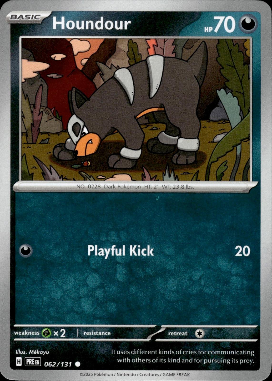 Houndour SV: Prismatic Evolutions #062/131 Common
