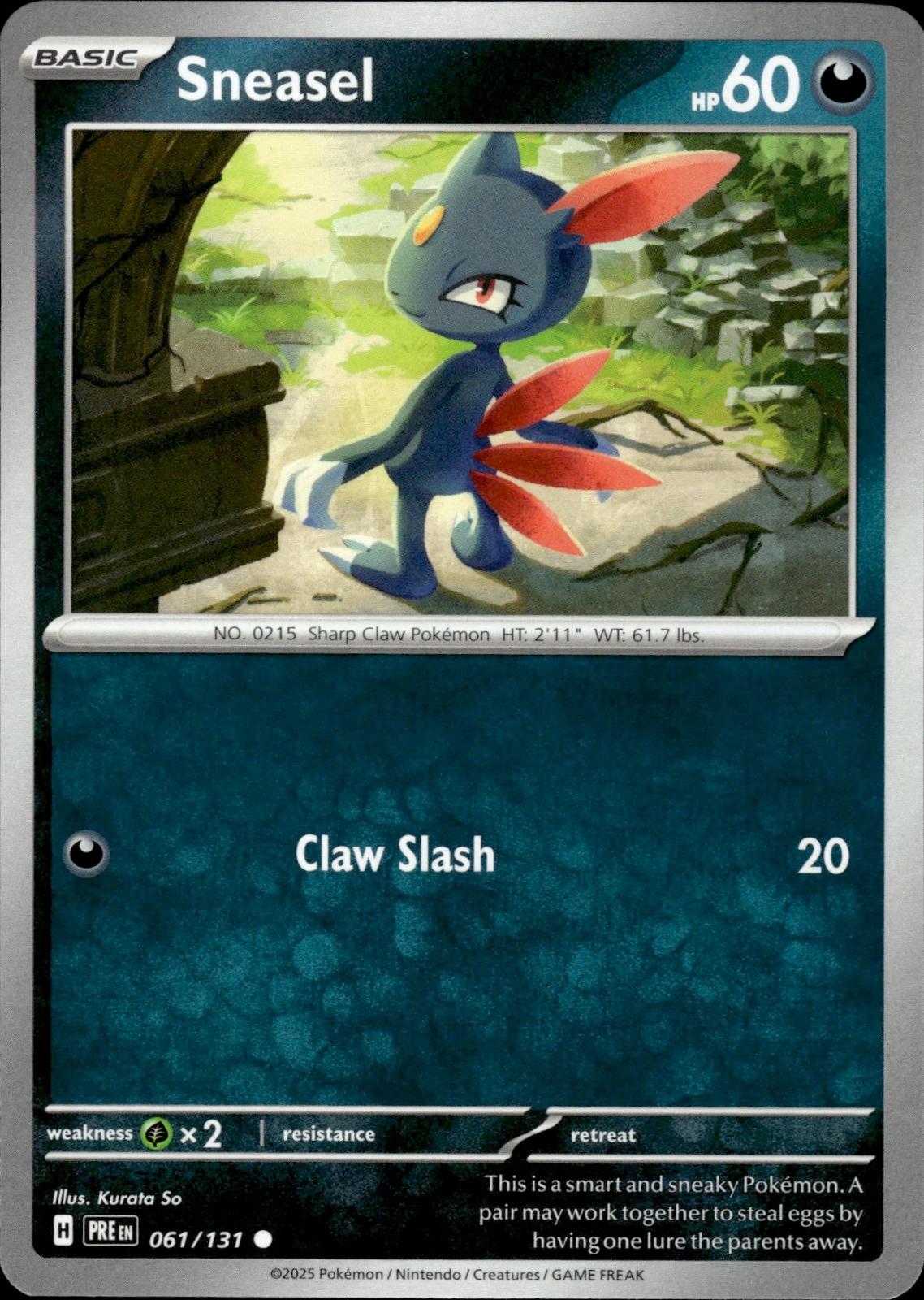 Sneasel SV: Prismatic Evolutions #061/131 Common