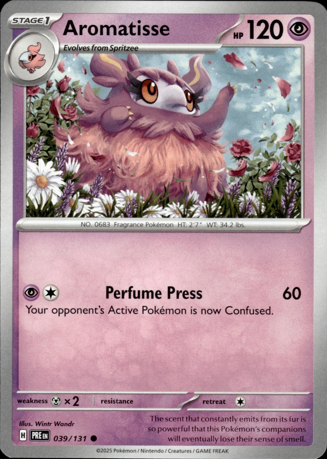 Aromatisse SV: Prismatic Evolutions #039/131 Common