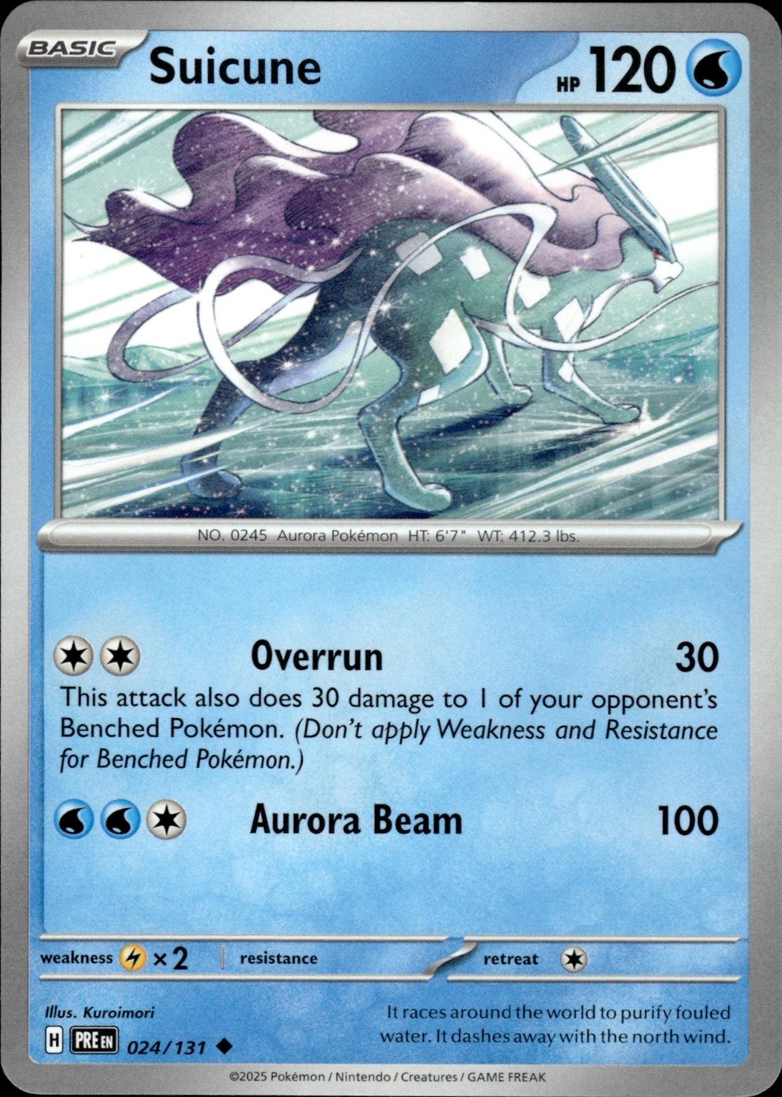 Suicune SV: Prismatic Evolutions #024/131 Uncommon