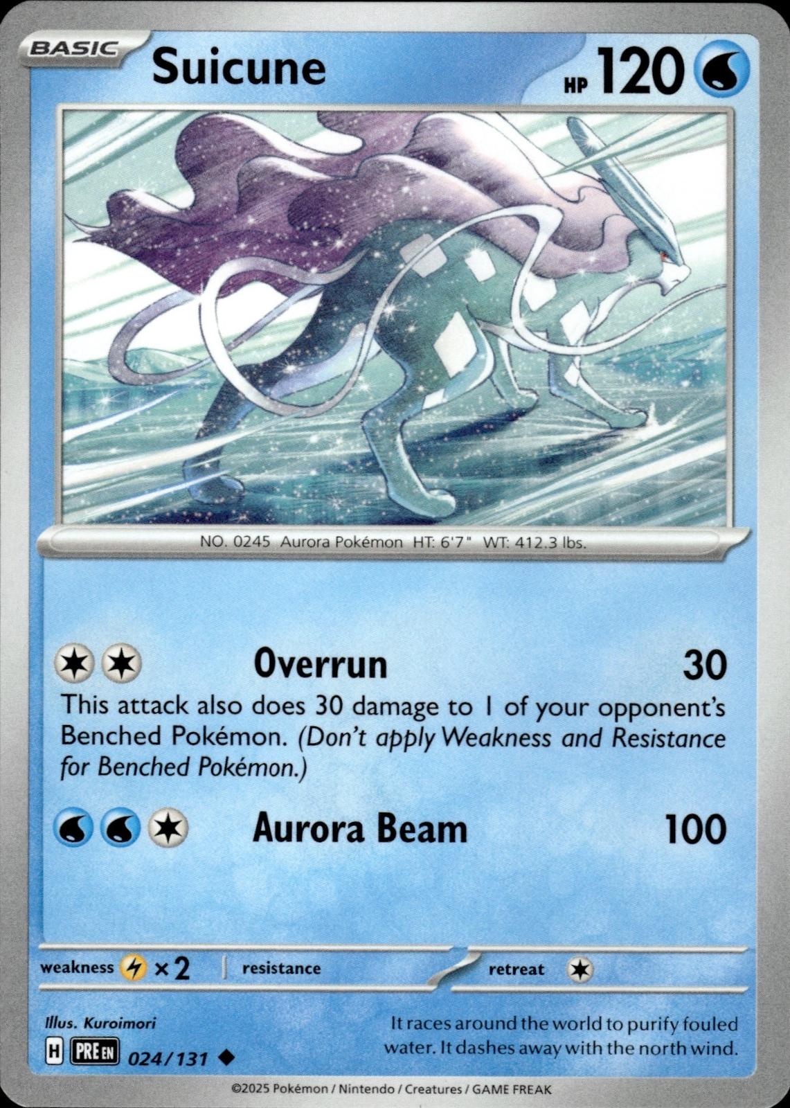Suicune SV: Prismatic Evolutions #024/131 Uncommon
