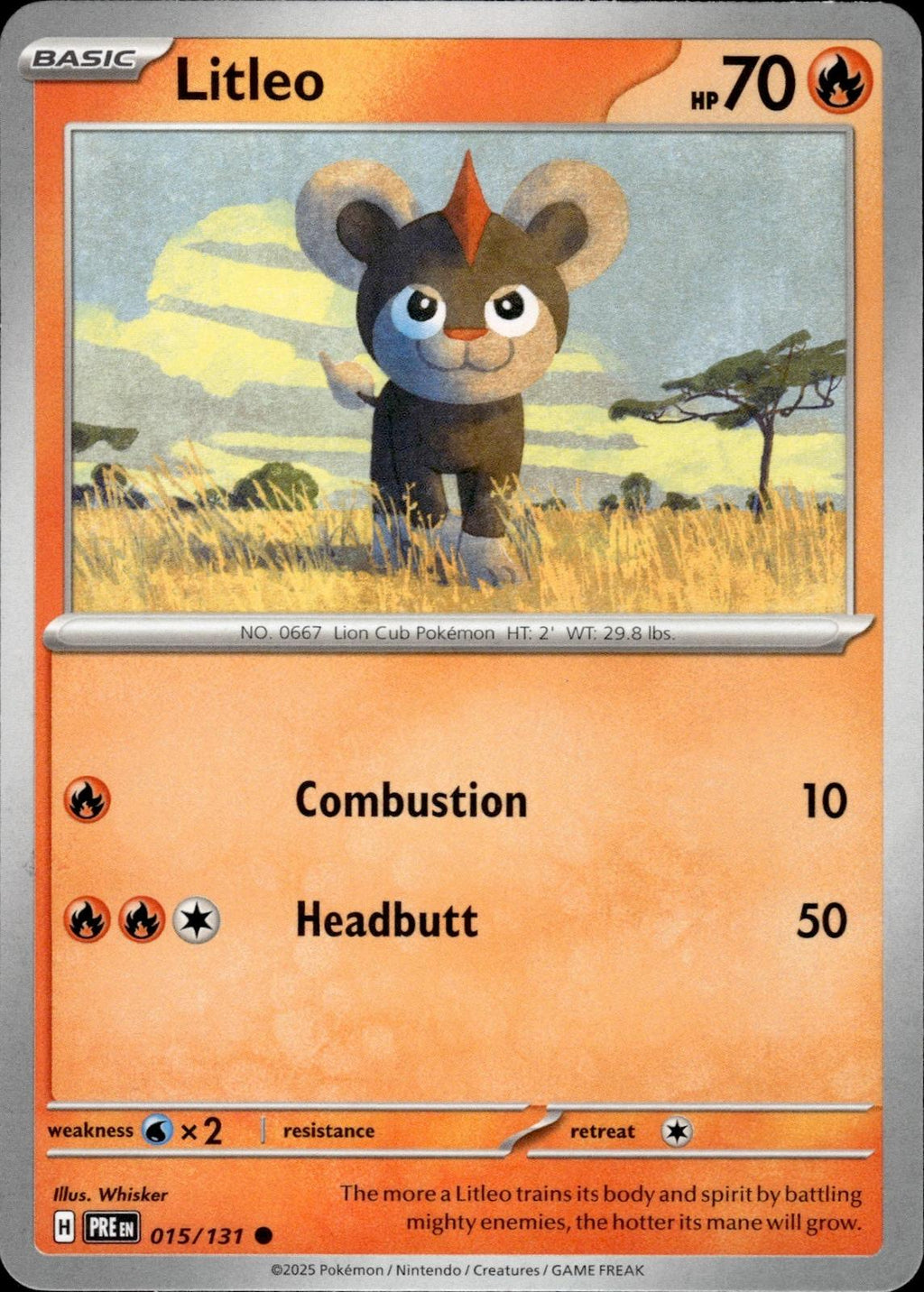 Litleo SV: Prismatic Evolutions #015/131 Common