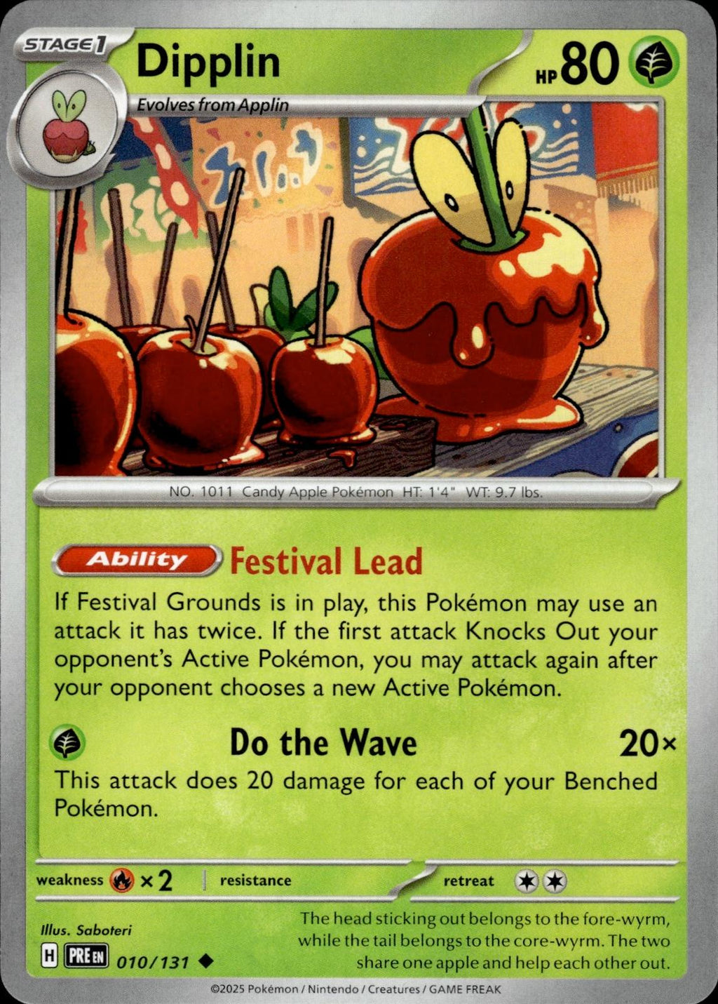 Dipplin SV: Prismatic Evolutions #010/131 Uncommon