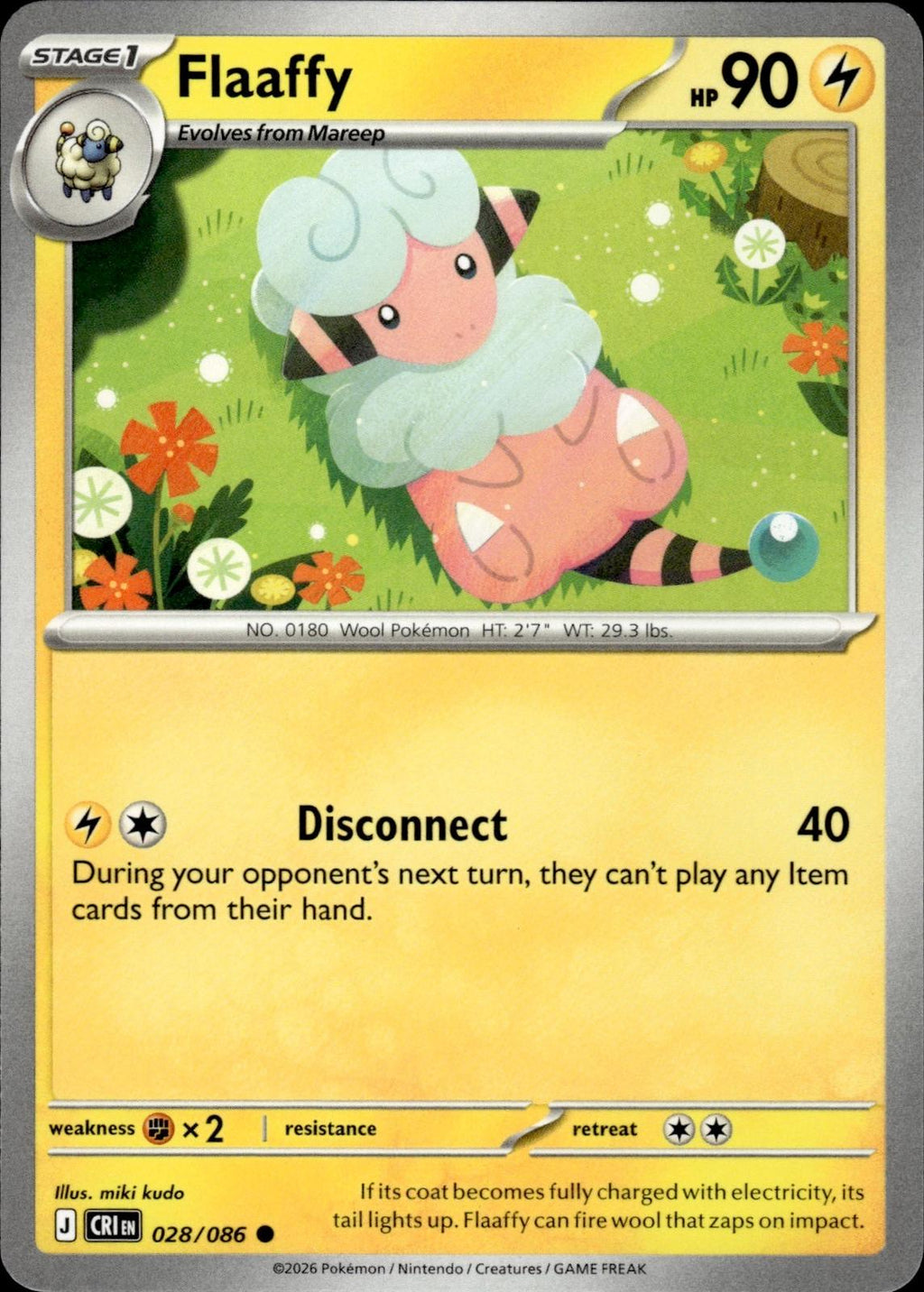 Flaaffy ME04: Chaos Rising #028/086 Common