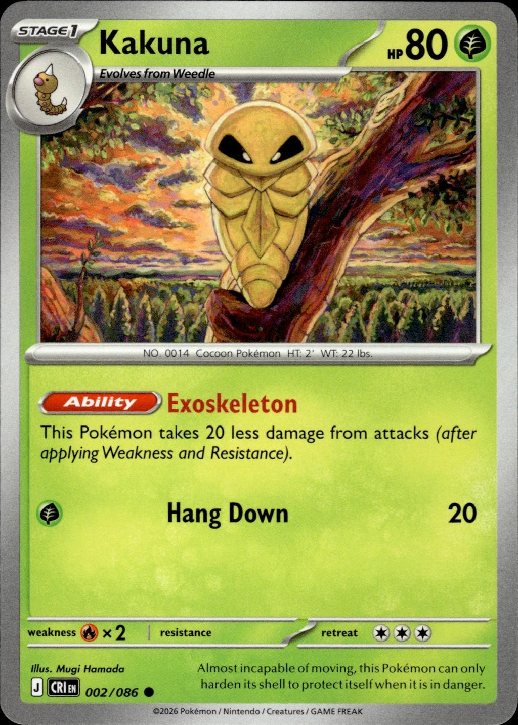 Kakuna ME04: Chaos Rising #002/086 Common