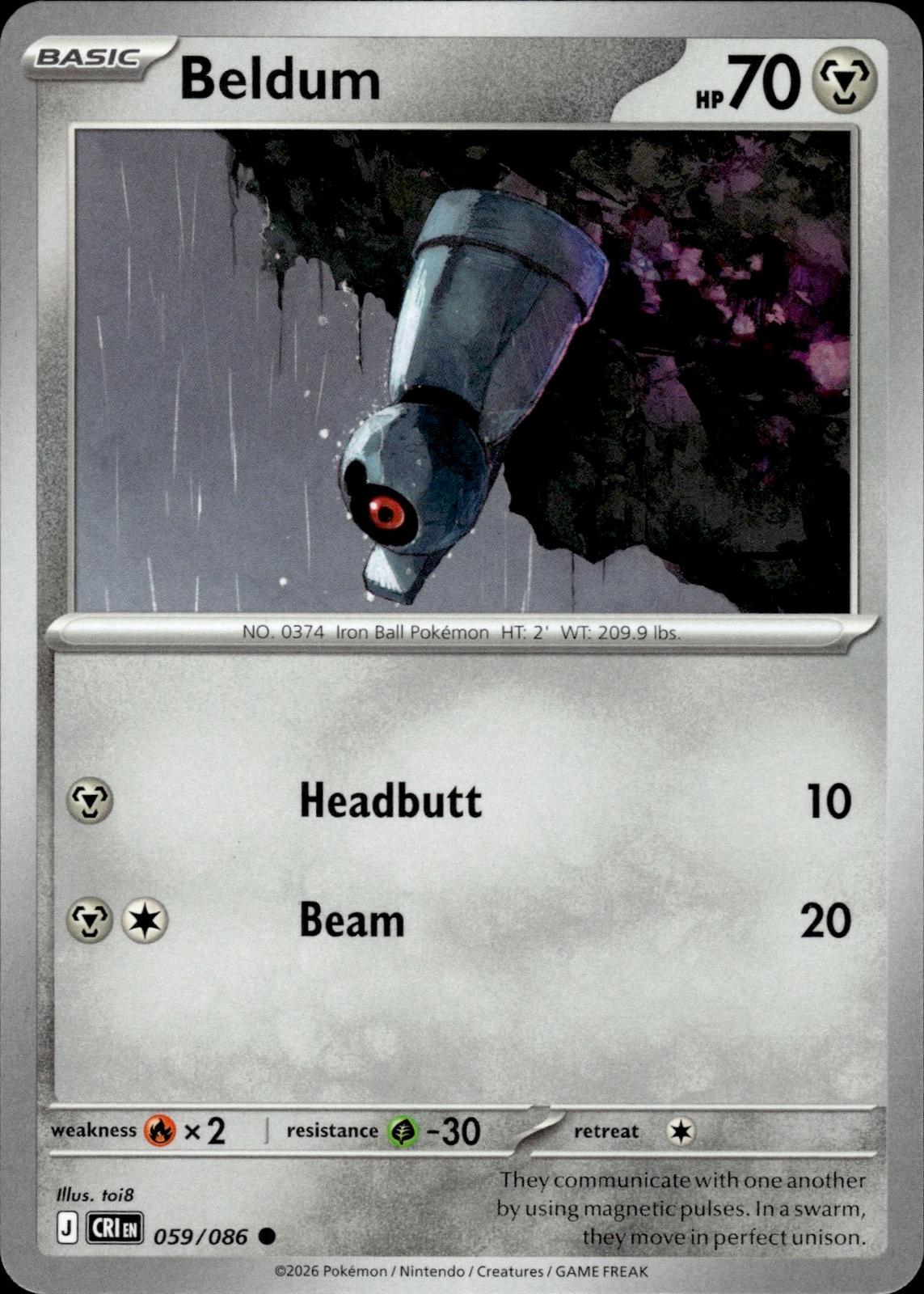 Beldum ME04: Chaos Rising #059/086 Common