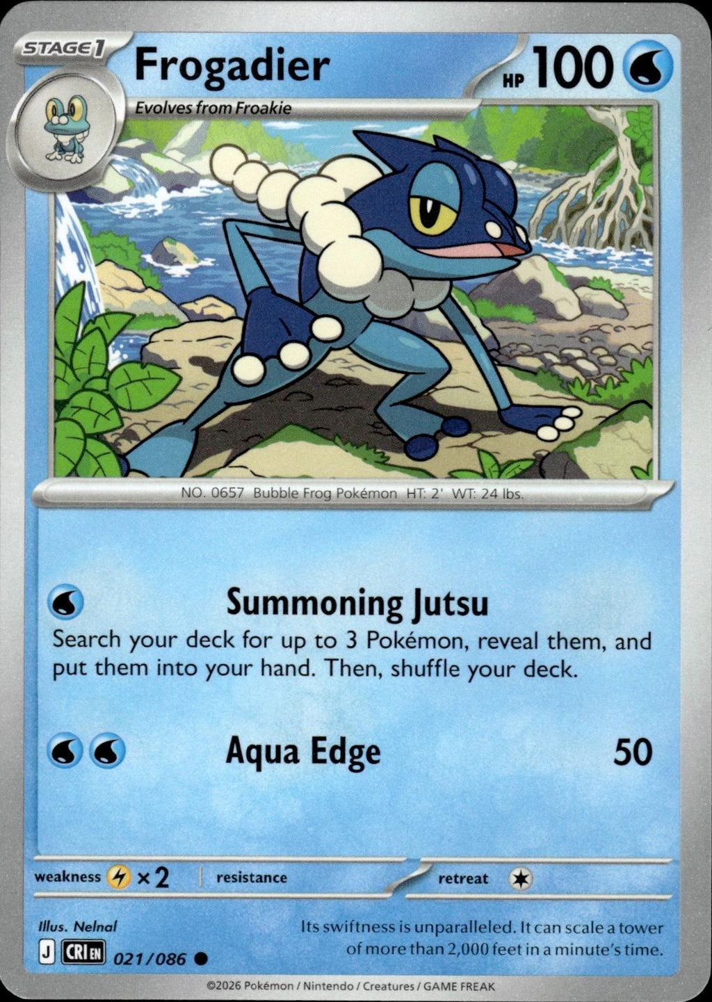 Frogadier ME04: Chaos Rising #021/086 Common