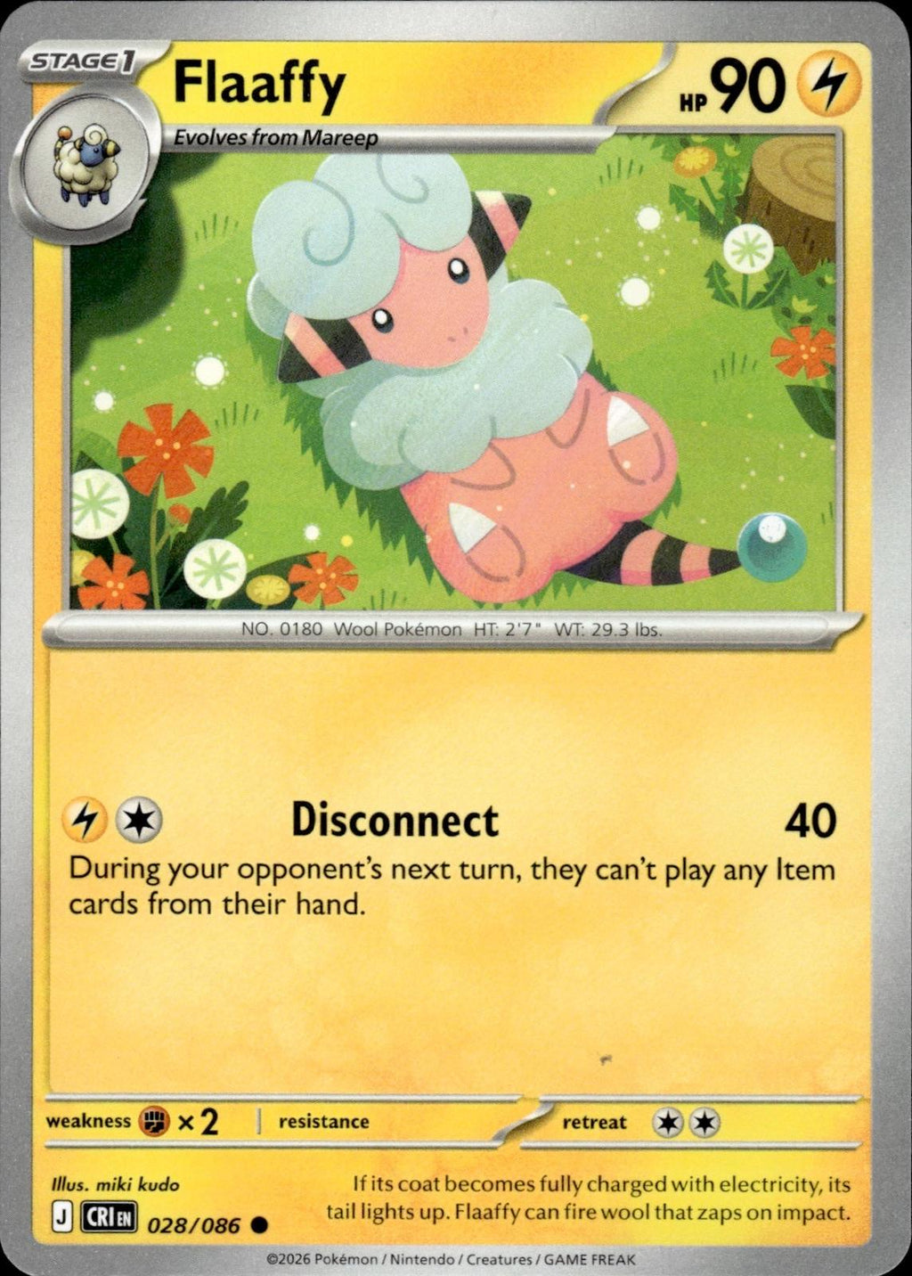 Flaaffy ME04: Chaos Rising #028/086 Common