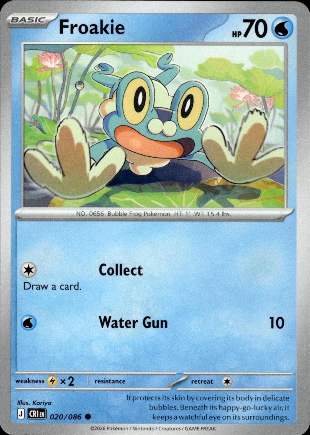 Froakie ME04: Chaos Rising #020/086 Common