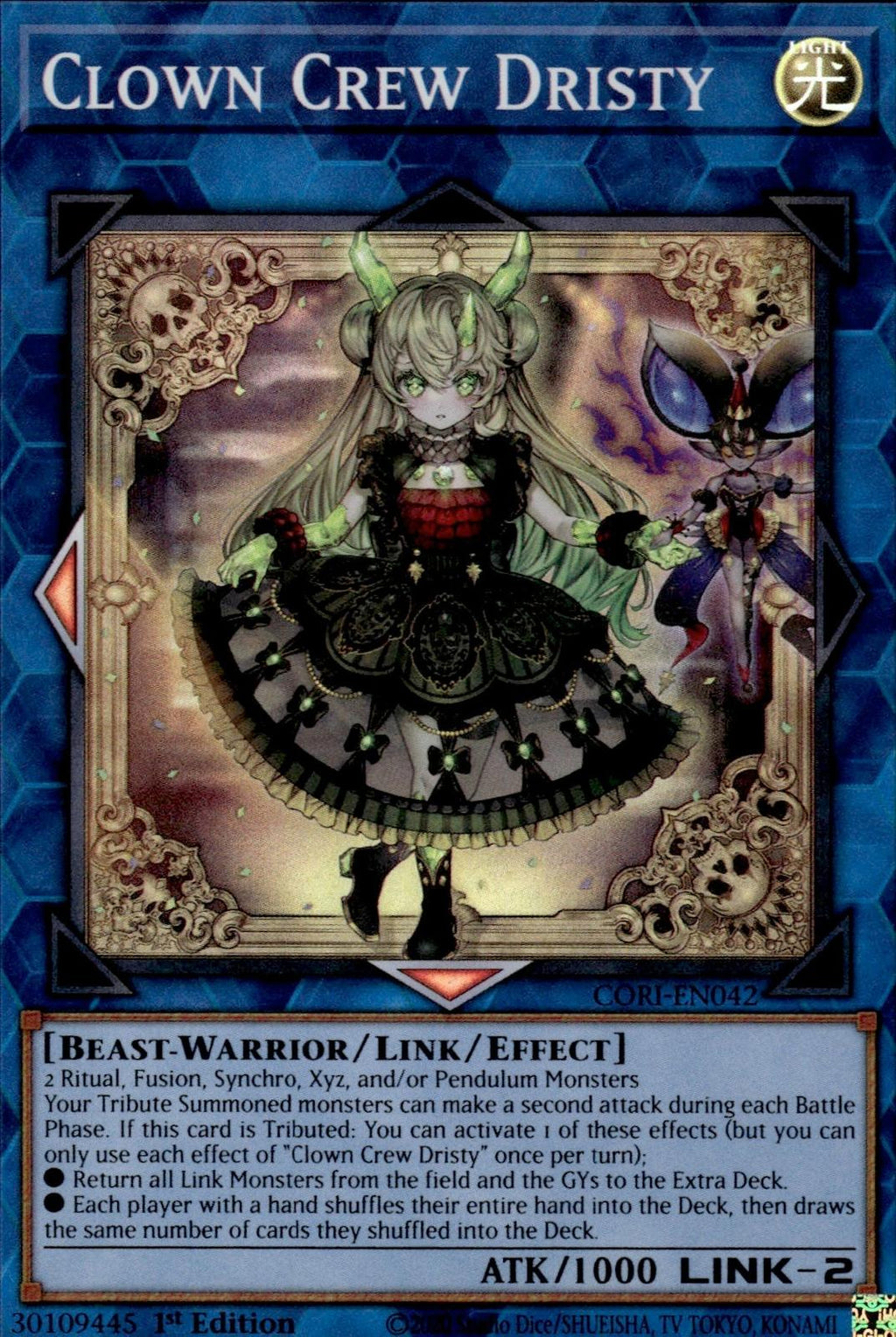 Clown Crew Dristy Chaos Origins #CORI-EN042 Super Rare