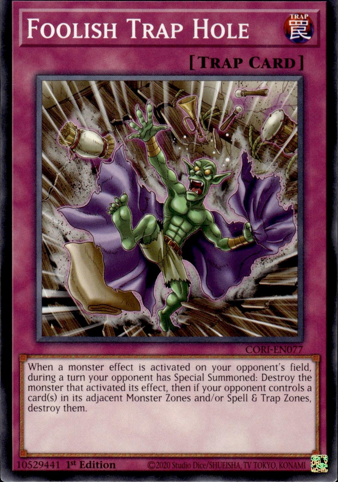 Foolish Trap Hole Chaos Origins #CORI-EN077