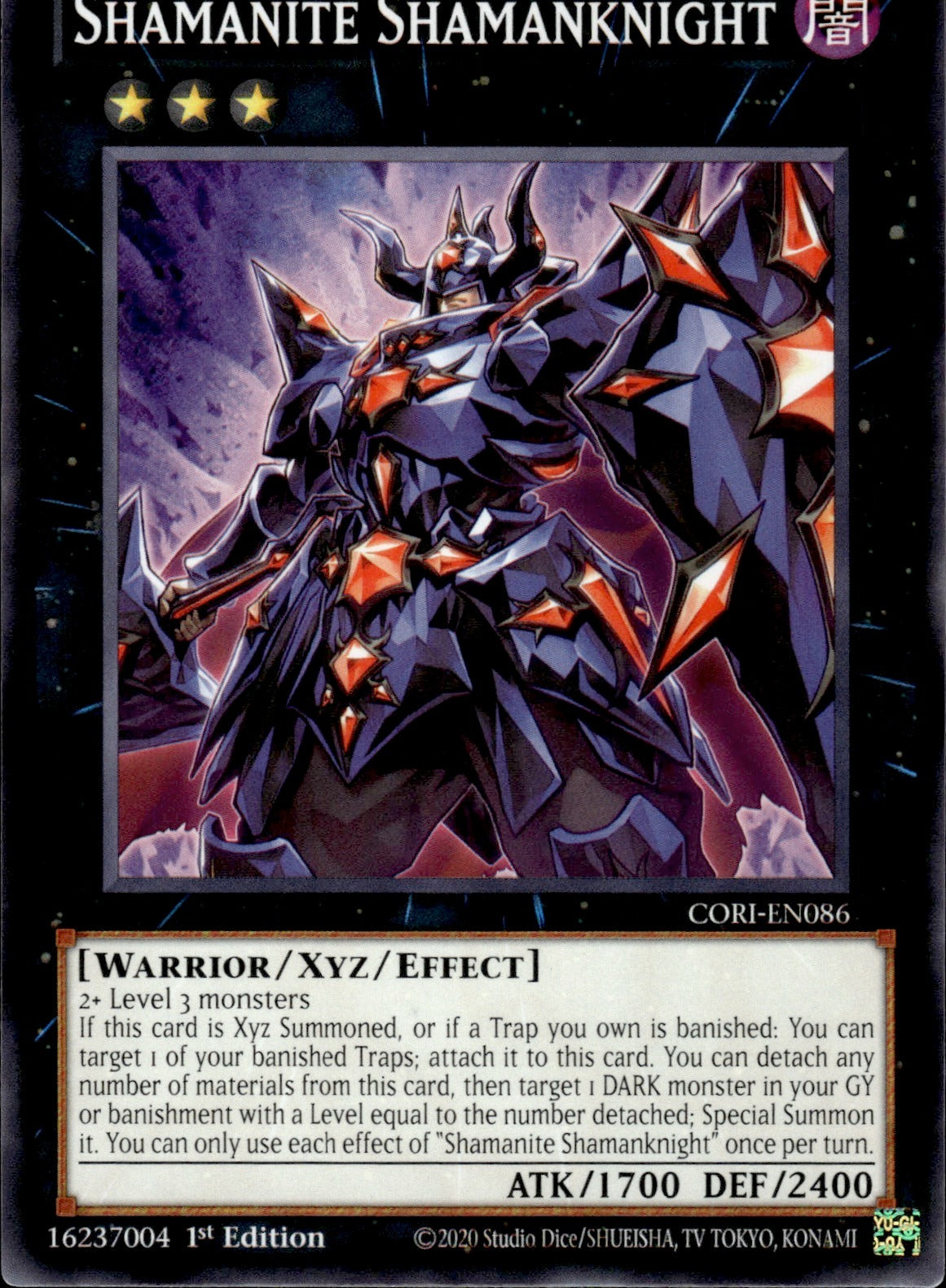 Shamanite Shamanknight Chaos Origins #CORI-EN086
