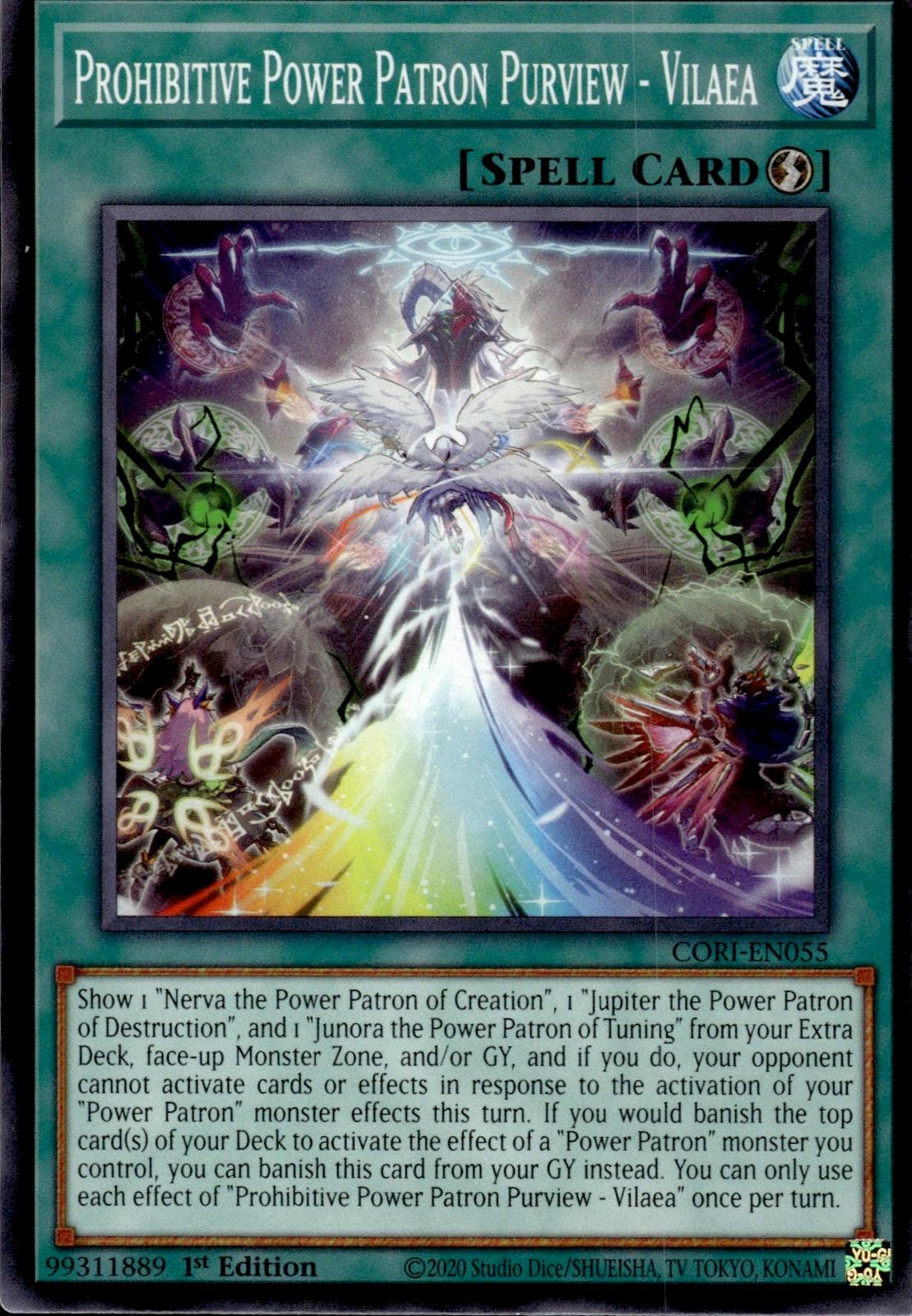 Prohibitive Power Patron Purview Chaos Origins #CORI-EN055