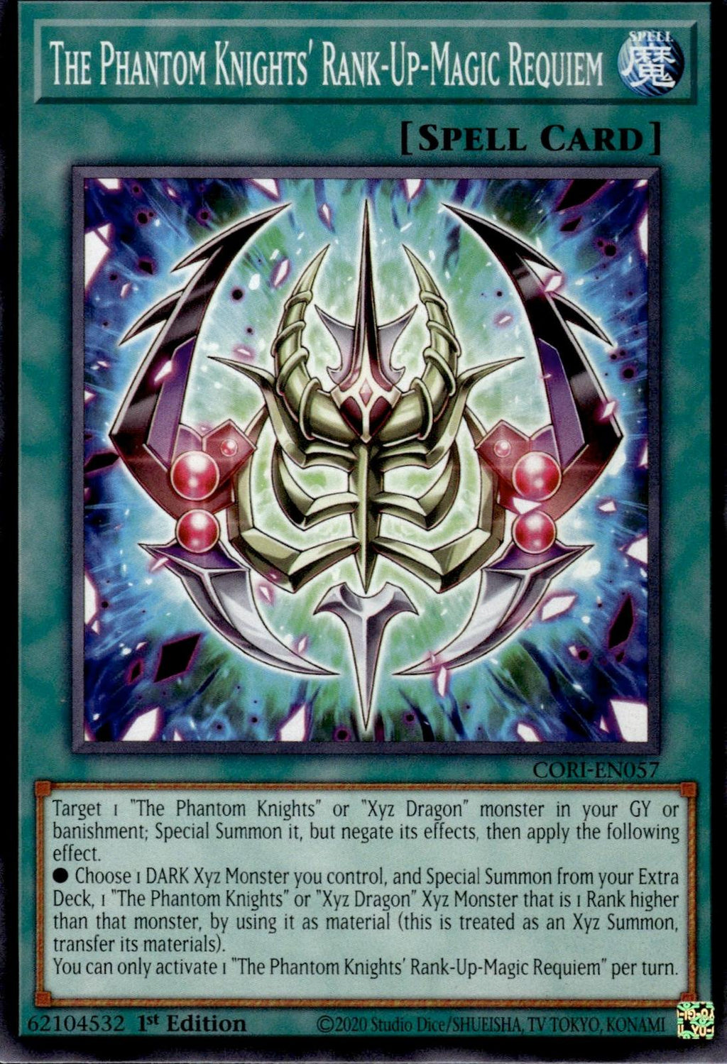 The Phantom Knights' Rank-Up-Magic Requiem Chaos Origins #CORI-EN057