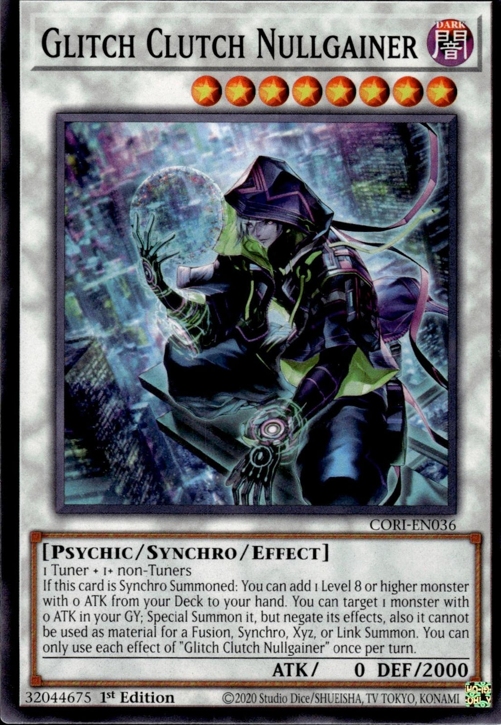 Glitch Clutch Nullgainer Chaos Origins #CORI-EN036
