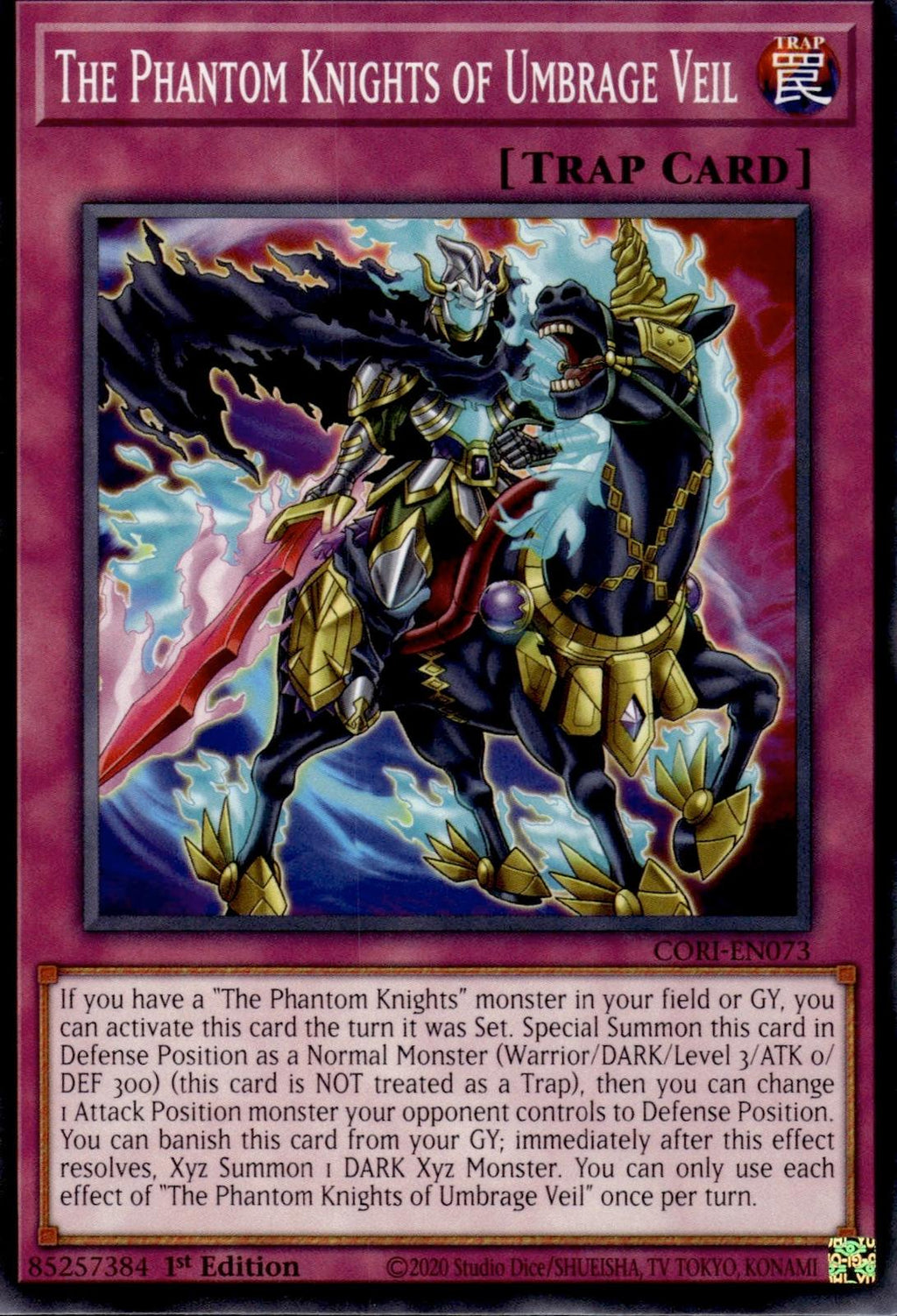 The Phantom Knights of Umbrage Veil Chaos Origins #CORI-EN073
