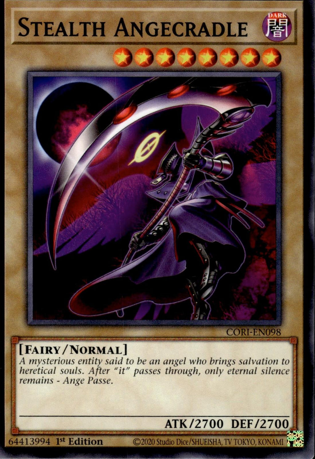 Stealth Angecradle Chaos Origins #CORI-EN098