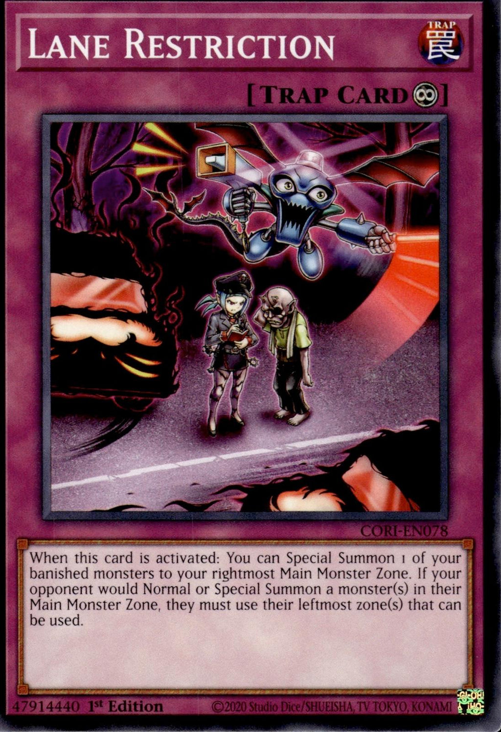Lane Restriction Chaos Origins #CORI-EN078