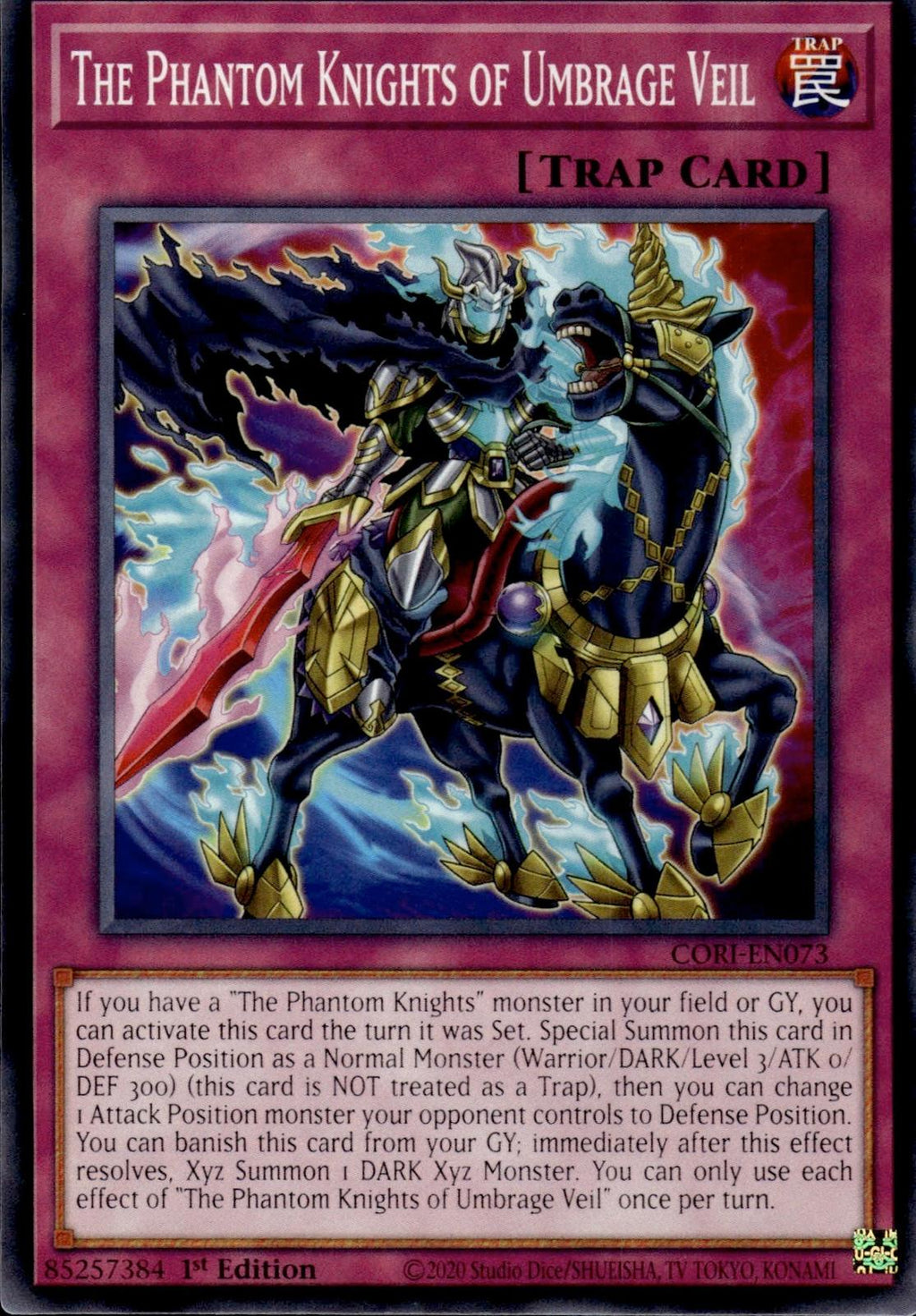 The Phantom Knights of Umbrage Veil Chaos Origins #CORI-EN073
