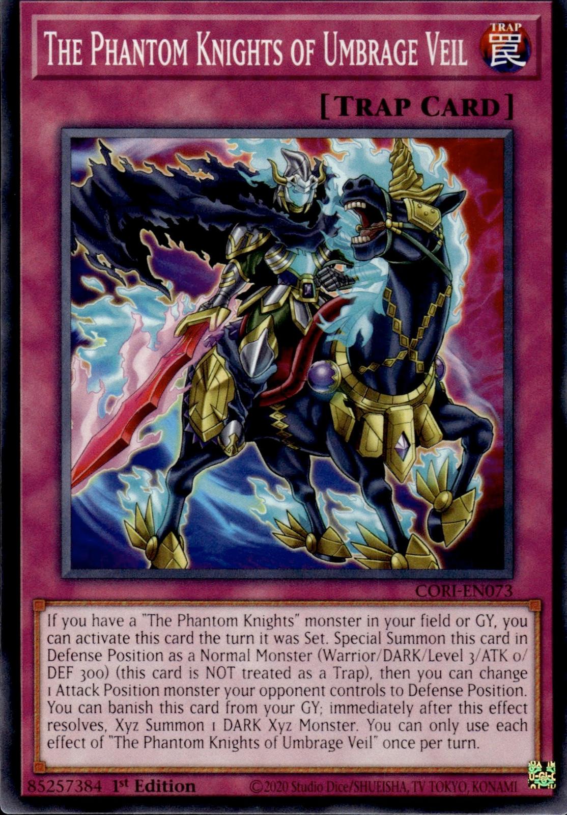 The Phantom Knights of Umbrage Veil Chaos Origins #CORI-EN073