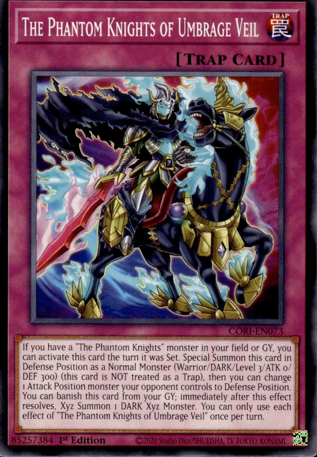 The Phantom Knights of Umbrage Veil Chaos Origins #CORI-EN073