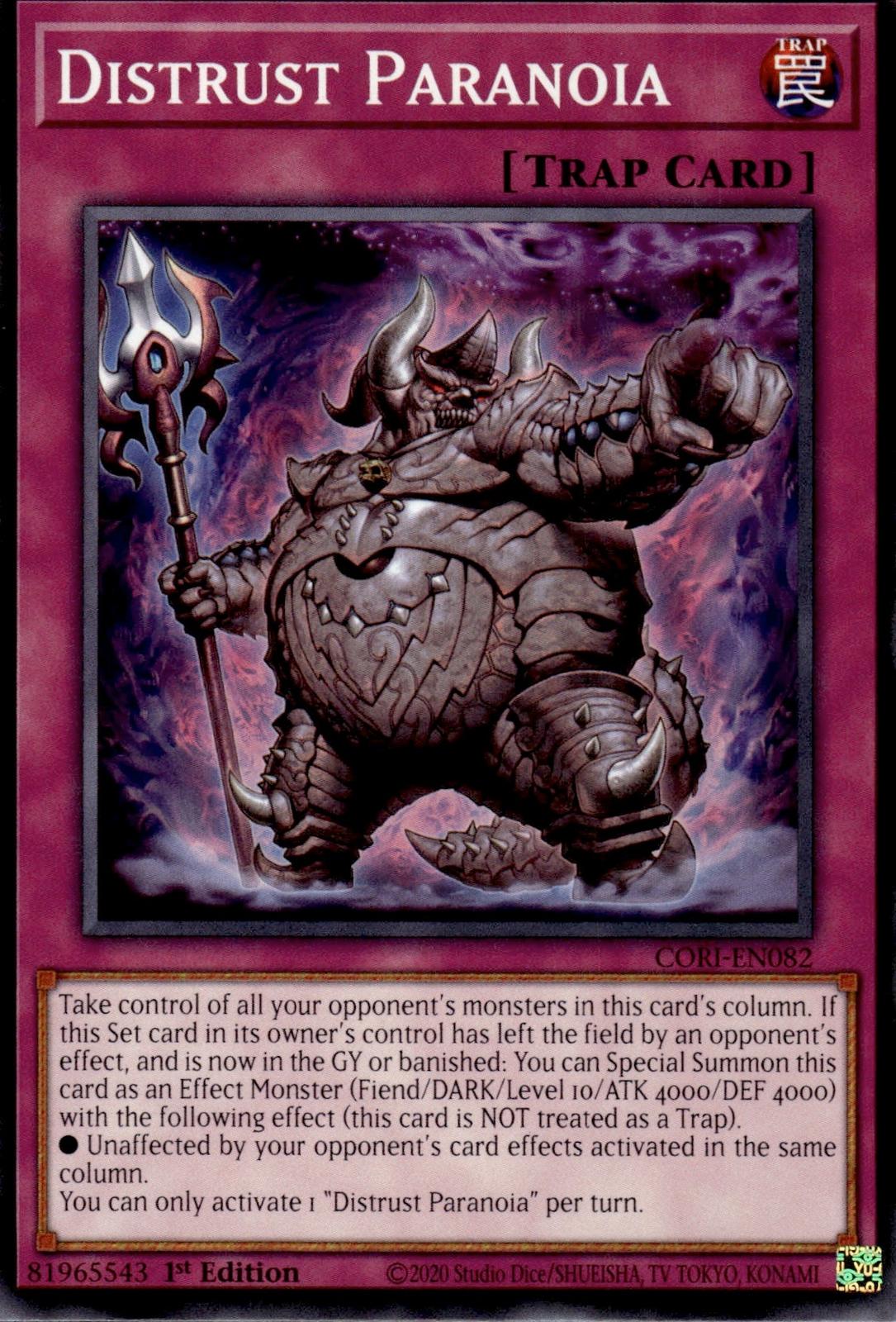 Distrust Paranoia Chaos Origins #CORI-EN082
