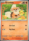 Growlithe SV10: Destined Rivals #027/182 Common