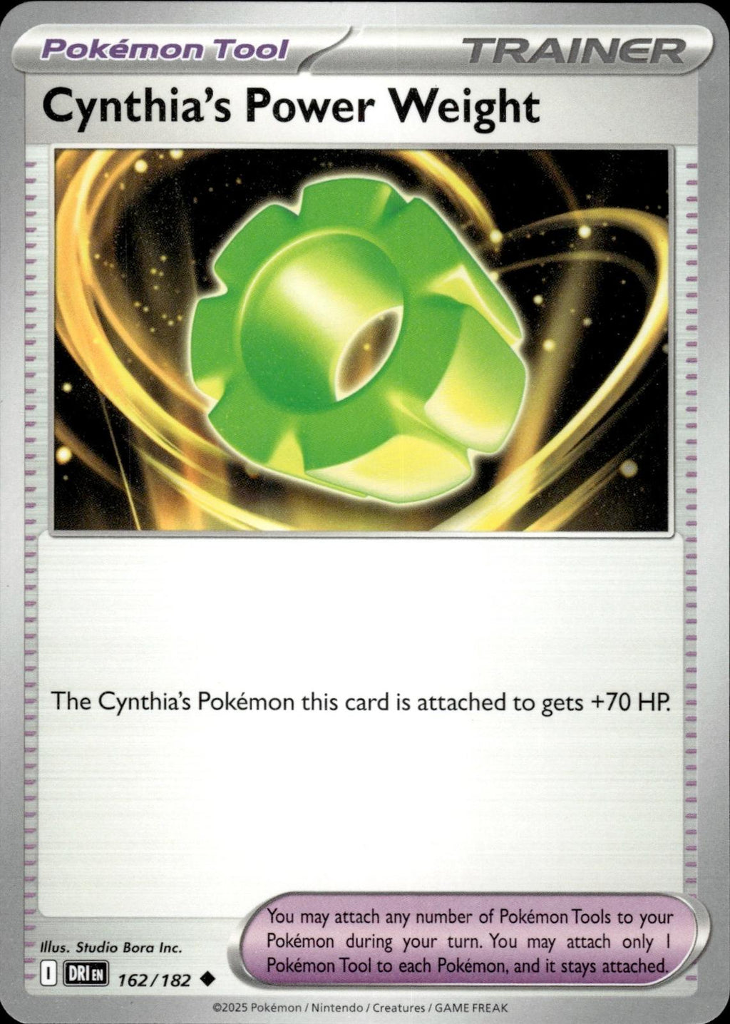 Cynthia's Power Weight SV10: Destined Rivals #162/182 Uncommon